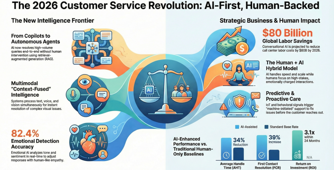 AI Customer Interactions Infographic
